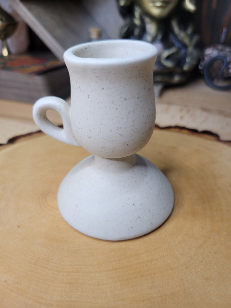 Handmade Ceramic Taper Candle Holder: Home Decor