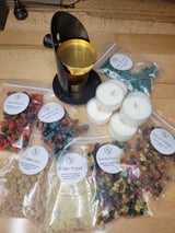 Resin Burner, Starter Kit, Adjustable Burner, Loose Incense Kit, Incense, Altar Incense, Altar Tool