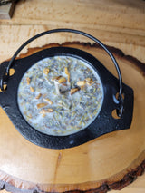 Lavender Sage Rosemary Cauldron Cleansing Candles Spell Candle Cauldron Witch Cauldron