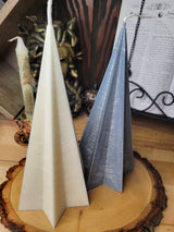 Big Star Palm Wax Pillar Handmade Candle: Altar Decoration