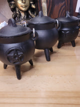 Crystal Cauldron Candle: Rose Quartz, Self Love, Meditation