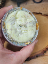 Soy Wax Moon Candle: Handmade Scented Flower Candle