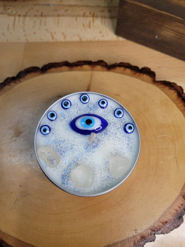 Evil Eye Candle Protection Candle Ritual Candle Evil Eye Protection Soy Candle Witch handmade Candle