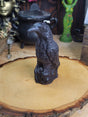 Handmade Raven Figurine Candle: Altar Decor, Spirit Animal