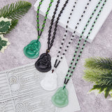 Buddha Necklace Om Mani Padme Hum Necklace Buddha Jewelry Beaded Buddhist Necklaces for Men and Women
