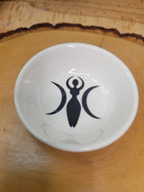 Handmade Ceramic Goddess Trinket Dish: Witchy Decor