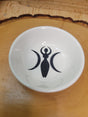 Handmade Ceramic Goddess Trinket Dish: Witchy Decor