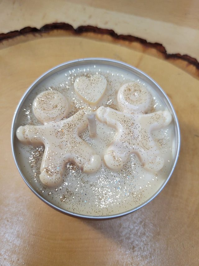 Gingerbread Candle -Gingerbread Man- Autumn Candles - Gift Candles - Scented Soy Candle -