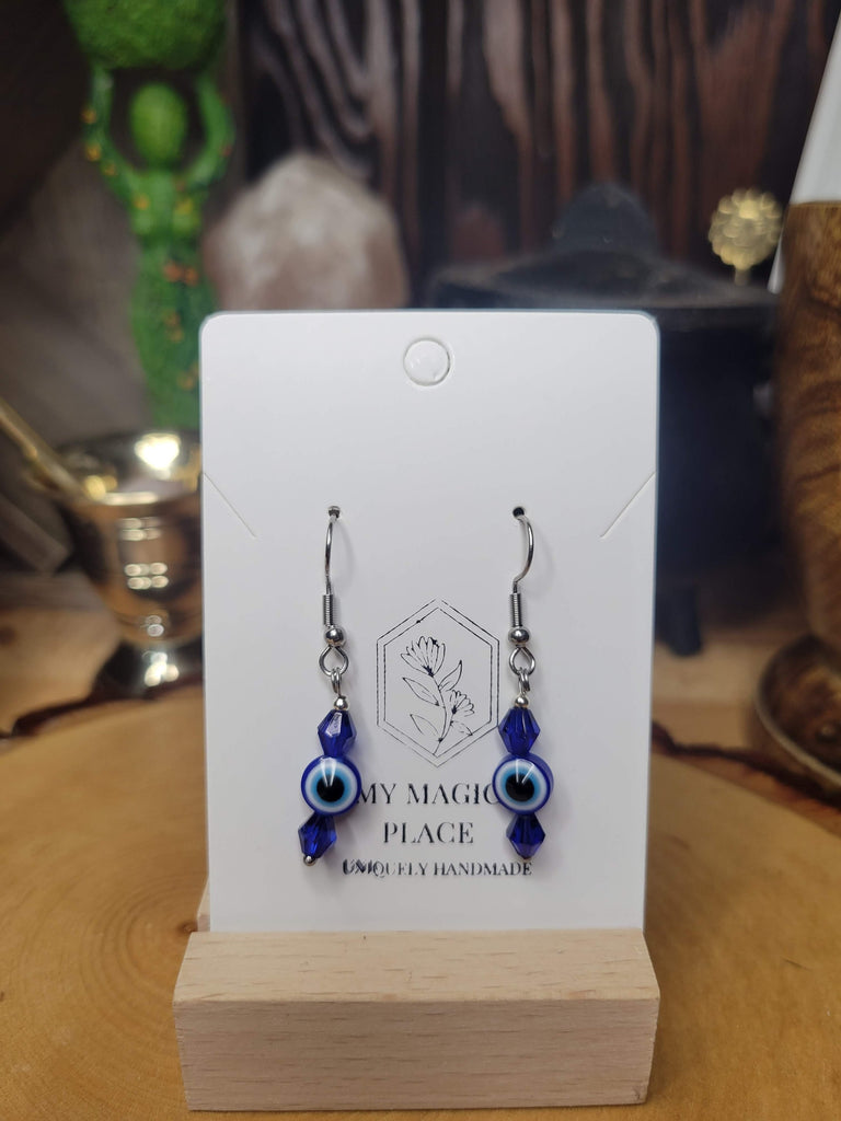 Evil Eye Earrings, Colored Evil Eye Earrings, Protection Jewelry, Evil Eye Jewelry