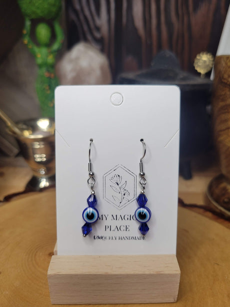 Colored Evil Eye Earrings: Protection Jewelry