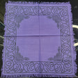 Purple Altar Cloth: Wiccan Witchcraft Decor (18" X 18")