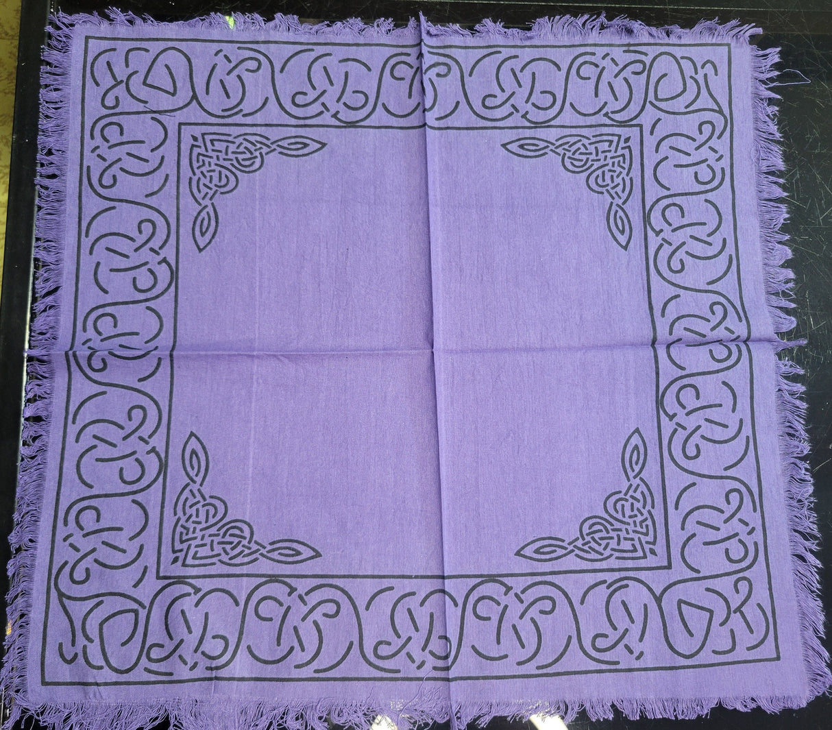 Purple Altar Cloth: Wiccan Witchcraft Decor (18" X 18")
