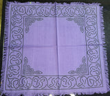 Purple Altar Cloth: Wiccan Witchcraft Decor (18" X 18")