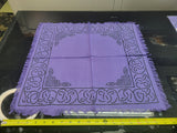 Purple Altar Cloth: Wiccan Witchcraft Decor (18" X 18")