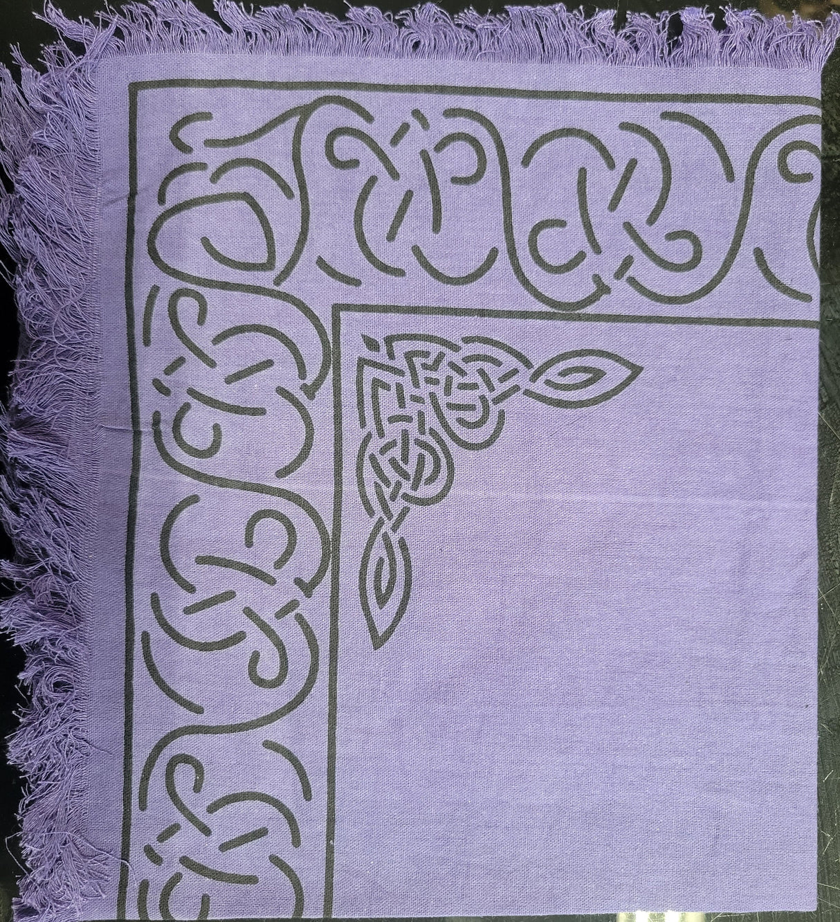 Purple Altar Cloth: Wiccan Witchcraft Decor (18" X 18")