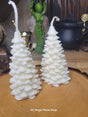 Palm Wax Christmas Tree Candle: Holiday Decor