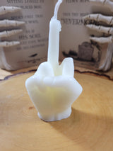 Middle Finger Candle, Finger candle,