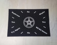 Pentagram Pendulum Mat: Black Velvet Celtic Divination Altar Cloth