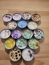 Crystal soy candles