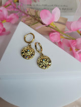 Rainbow Evil Eye Hoops-Stylish Safeguard Earrings for Protection- Spiritual Defense