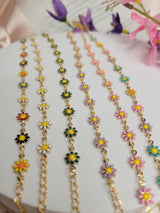 Daisy Necklace, Handcrafted Gold Flower Pendant for Women, Nature Lovers, Spring & Summer Accessory