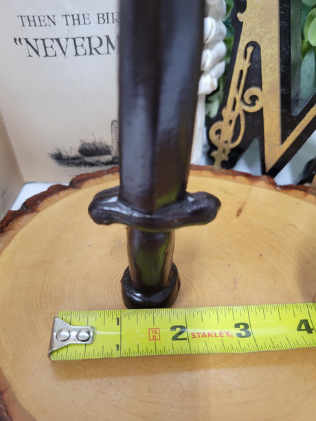 Sword Candle Black – Handcrafted Paraffin Wax Decor for Medieval Themed Events or Gifts