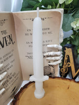 Sword Candle White – Handcrafted Paraffin Wax Decor for Medieval Themed Events or Gifts