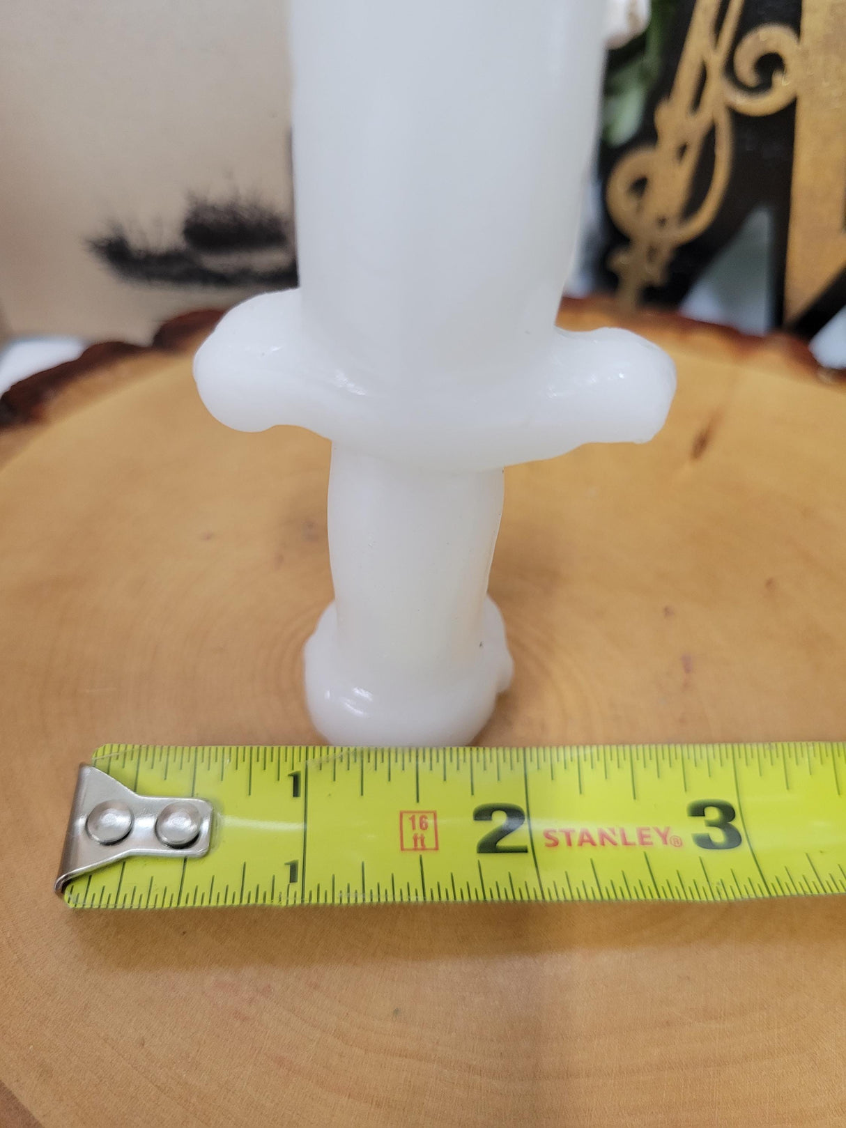 Sword Candle White – Handcrafted Paraffin Wax Decor for Medieval Themed Events or Gifts
