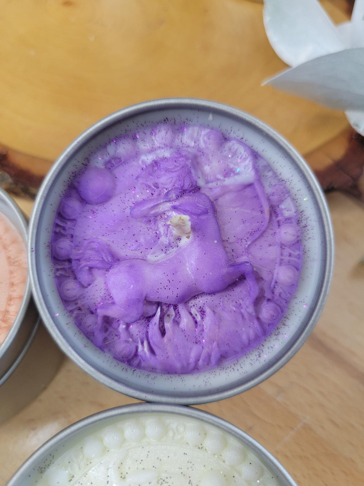 Small Zodiac Candles in Tin Jars, Handmade Scented Palm & Soy Wax, Ideal for Astrology