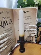 Sword Candle Black and White – Unique Wax Decor for Medieval Style Parties & Gift