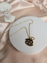 Zodiac Sign Necklace Gold – Astrology Pendant Necklace with Birthstone Charm – Horoscope Jewelry