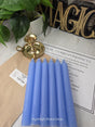 Light Blue Colored Taper Candles Set Candle Holder, Color Guide, Altar Decor, Meditation Gift