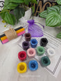 10 Colored Chime Candles Set, Custom Ritual Kit, Chime Holder, Altar Decor, Spiritual Gift