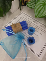 10 Colored Chime Candles Set, Custom Ritual Kit, Chime Holder, Altar Decor, Spiritual Gift