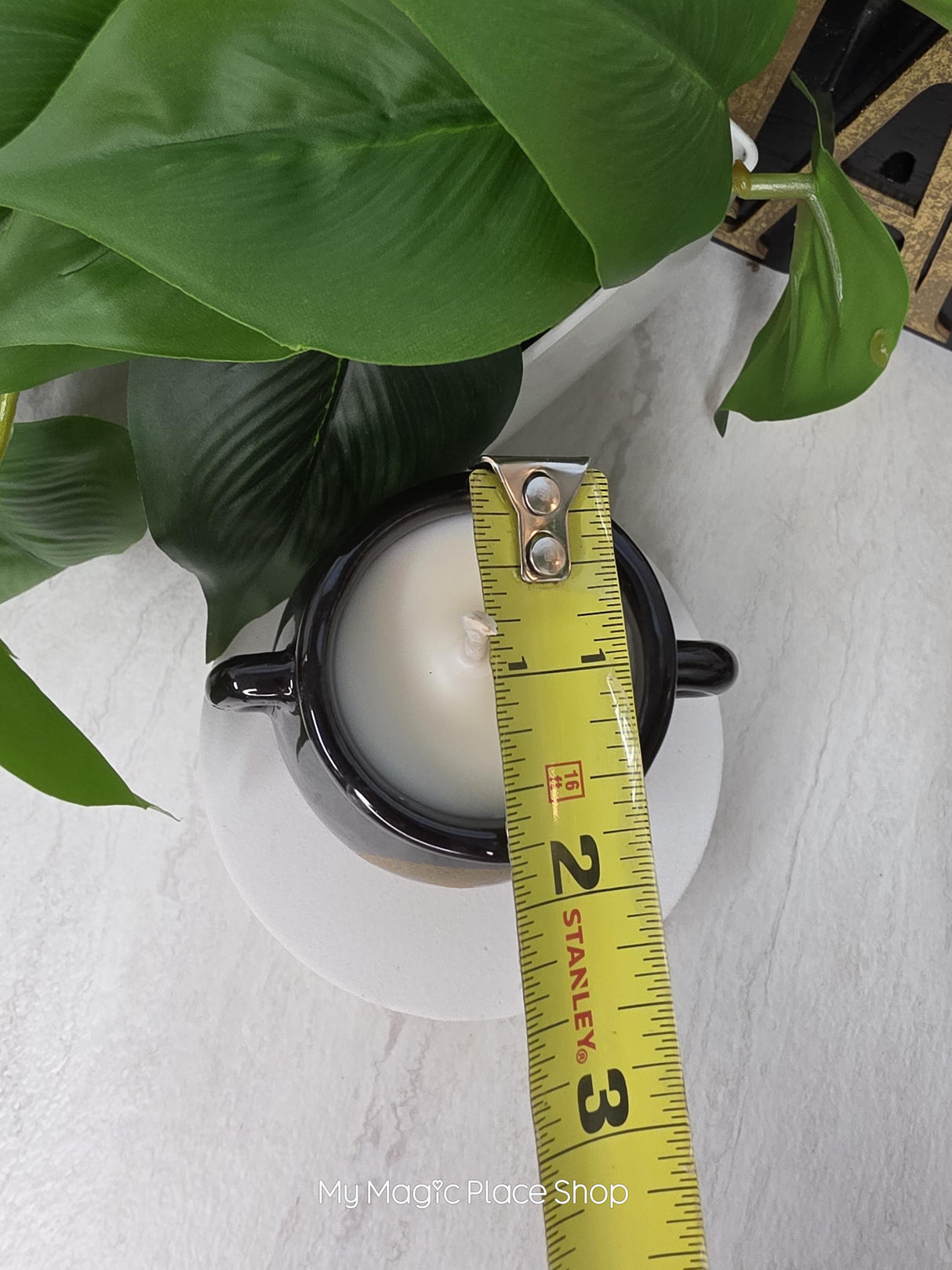 Handmade Soy Wax Cauldron Candle | Mini Ceramic | Personalized Scent Choice | Witchy