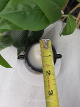 Handmade Soy Wax Cauldron Candle | Mini Ceramic | Personalized Scent Choice | Witchy