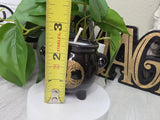 Handmade Soy Wax Cauldron Candle | Mini Ceramic | Personalized Scent Choice | Witchy