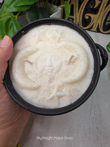 Large Triple Moon Cauldron | Handmade Soy Wax Candle | Double Wick Witchy Decor | Custom Fragrance