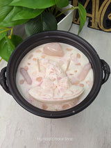 Rose Quartz Cauldron Candle | Handmade Soy Wax | Double Wick Decorative | Witchy Home Decor