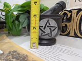 Pentacle Soapstone Mortar and Pestle Kit | Herb of Choice Included | Witchcraft | Herbal Altar Tool