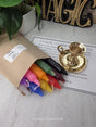 Colored Taper Candles Set with Candle Holder, Color Guide Card, Altar Decor, Meditation Gift