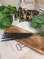 Wooden Canoe Incense Holder Kit, Incense Burner with 20 Incense Sticks, Choose Your Scent, Long Ash Catcher Tray, Meditation Gift Set