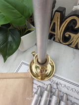 Silver Colored Taper Candles Set with Candle Holder, Color Guide, Altar Decor, Meditation Gift