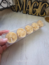 Handmade Gingerbread Soy Wax Tealights | Christmas Holiday Candle Decor
