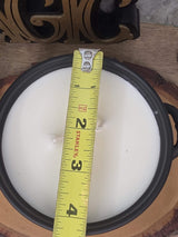 Handmade Soy Wax Cauldron Candle, Witchy Home Decor, Reusable Metal Cauldron