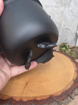 Handmade Soy Wax Cauldron Candle, Witchy Home Decor, Reusable Metal Cauldron