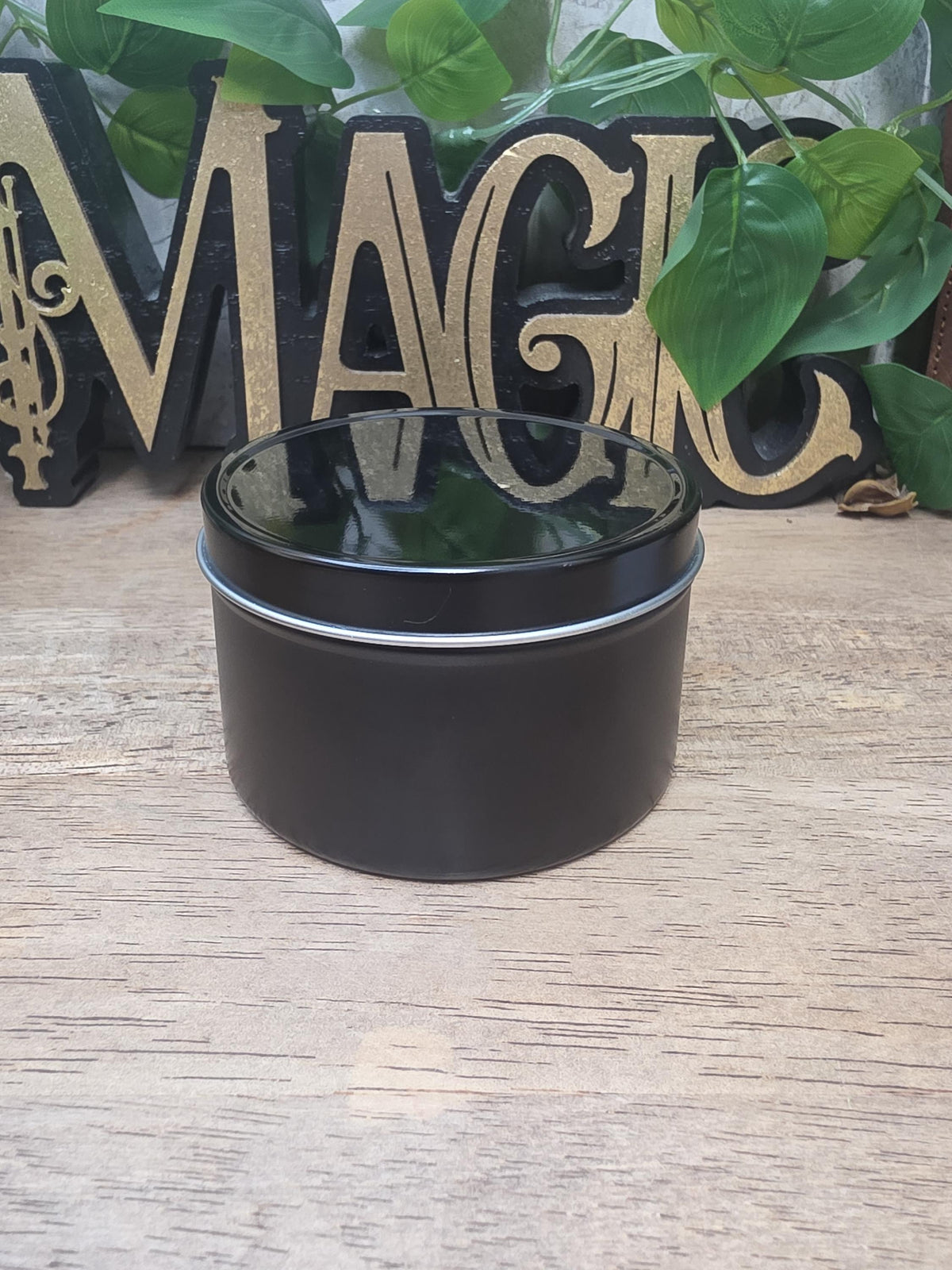 Personalized Soy Wax Candle in Tin, Custom Scented, Minimalist Gift (2-8 oz)
