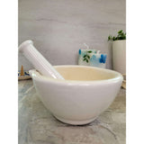 Ceramic Mortal & Pestle Set , Handmade Ceramic -Mortars & Pestles