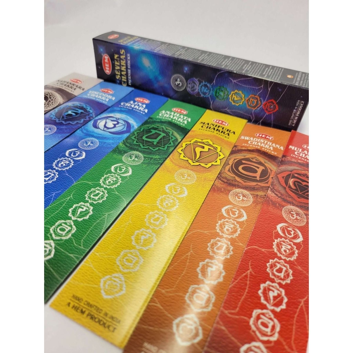 7 CHAKRA Incense Sticks /Box of 35 incense sticks -Incense