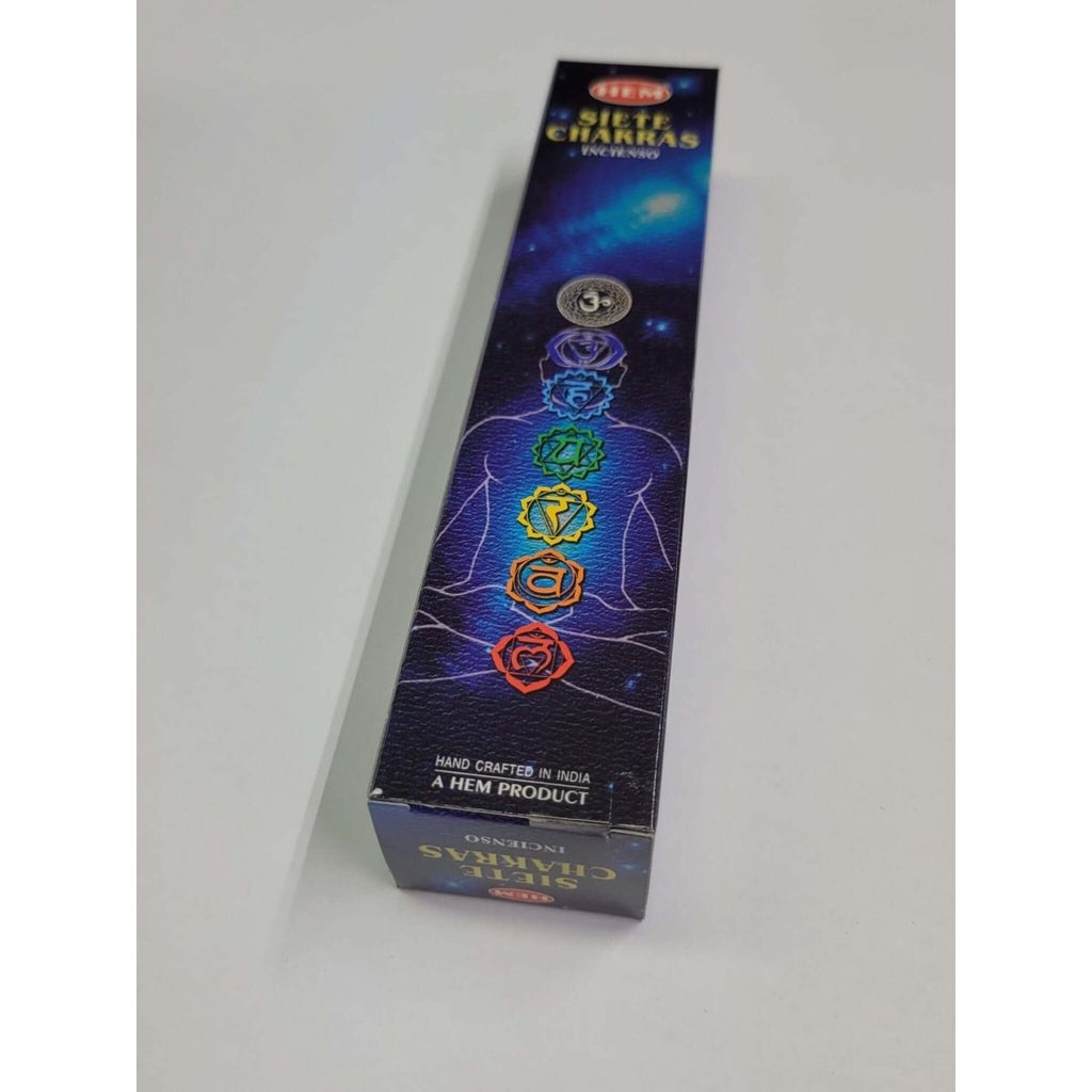 7 CHAKRA Incense Sticks /Box of 35 incense sticks -Incense